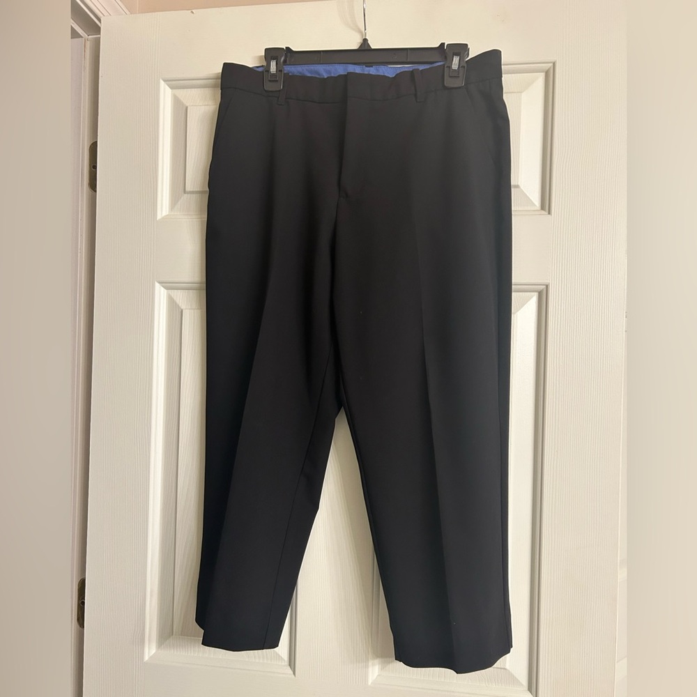 Boys Izod Black Dress Trousers